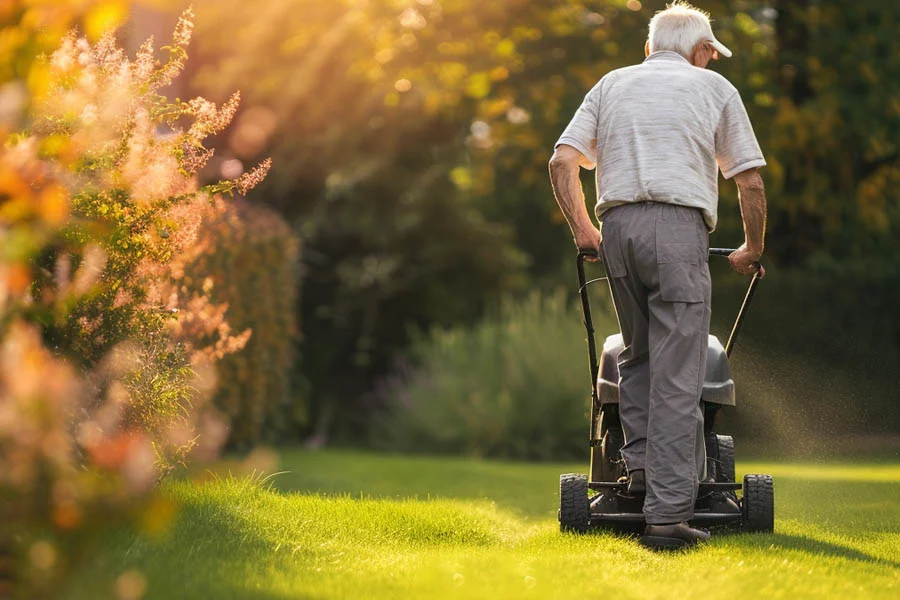 battery operated lawn mower