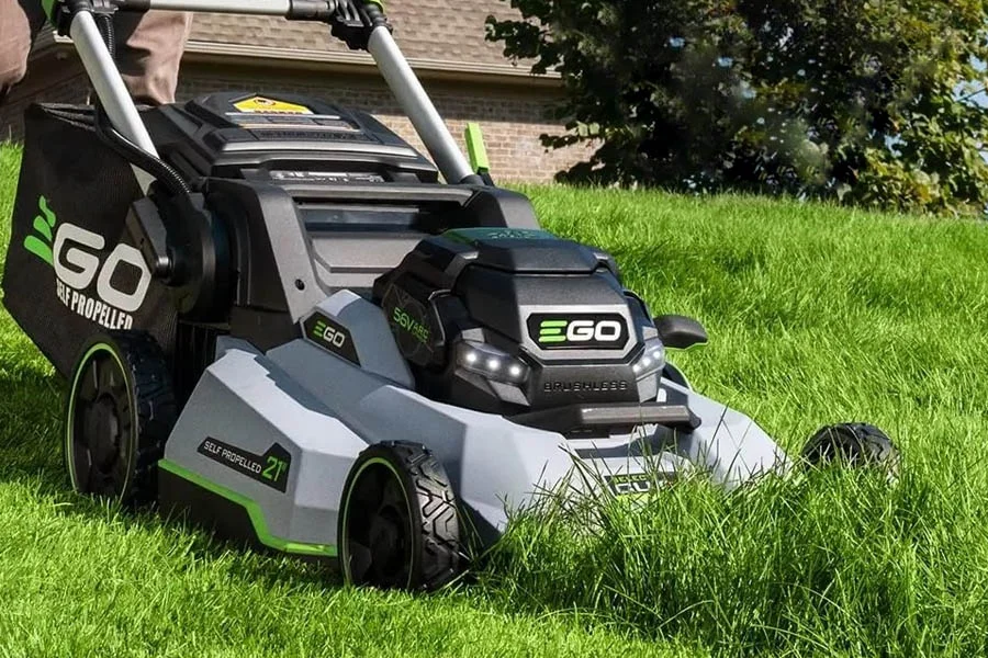 battery operated lawn mower